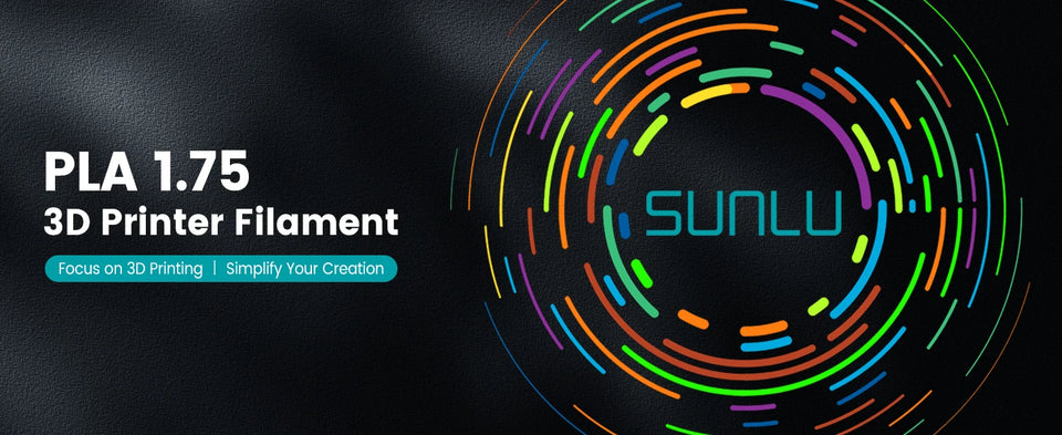 SUNLU 5KG PETG/PLA/PLA PLUS 3D Filament 1.75mm Large Spool Neatly Wound Big Roll Printing Filament for Most FDM 3D Printer