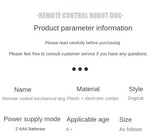 Rc Robot Children's Remote Control Mechanical Dog Toy Science Teaching Diy Assembling Model Electric Set Toys for Boys Kids Gift