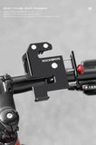 ROCKBROS Bike Phone Holder 360° View Bicycle Phone Holder for 4.7-7 inch Mobile Phone Moto Motorcycle Bracket Shockproof Bracket