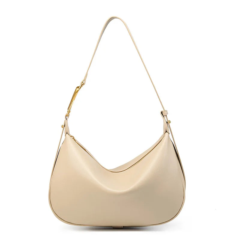 100% genuine leather women's bag designer creates luxury shoulder bag, fashionable new crossbody bag, commuting handbag
