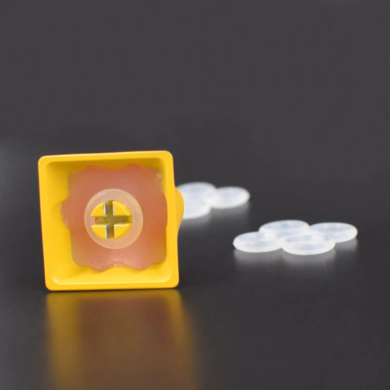 New 108pcs Silicone O Ring Switch Dampeners Damper Shock-Absorbing Silence Under Key Caps For Mechanical Keyboard