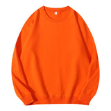 Autumn O-Neck Cotton Women's Sweatshirt Hoodies Basic Loose Casual Women Pullover Solid Sweatshirt Ladies Tops Factory Wholesale