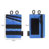 Foldable Small Tool Storage EDC Pouch Lightweight Wear Resistant Organizer for Camping Hiking Sports Portable Credit Card Wallet