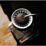 MHW-3BOMBER Meteor Dripper 1-2 Cups Pour Over Coffee Dripper With Wooden Base Ceramics Coffee Dripper For Manual Brew Barista