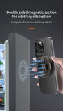 Double Sided Magnetic Phone Ring Holder Kickstand Magnet Grip for MagSafe For iPhone 16 15 14 Android Gym Car Holder Phone Stand