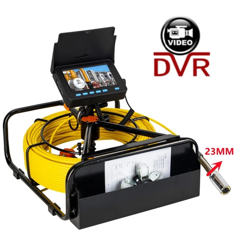 SYANSPAN Well Pipe Inspection Video Camera,Drain Sewer Pipeline Industrial Endoscope Deep Down Hole Underwater Underground Lens