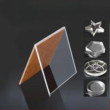 Transparent Plexiglas Clear plastic Acrylic Sheet board organic glass polymethyl methacrylate 1mm 3mm 8mm thickness