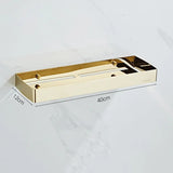 30-50cm Gold Bathroom Shelf Wall Mounted 304Stainless Steel Shower Holder Soap Shampoo Storage Organizer Rack kitchen Shelves