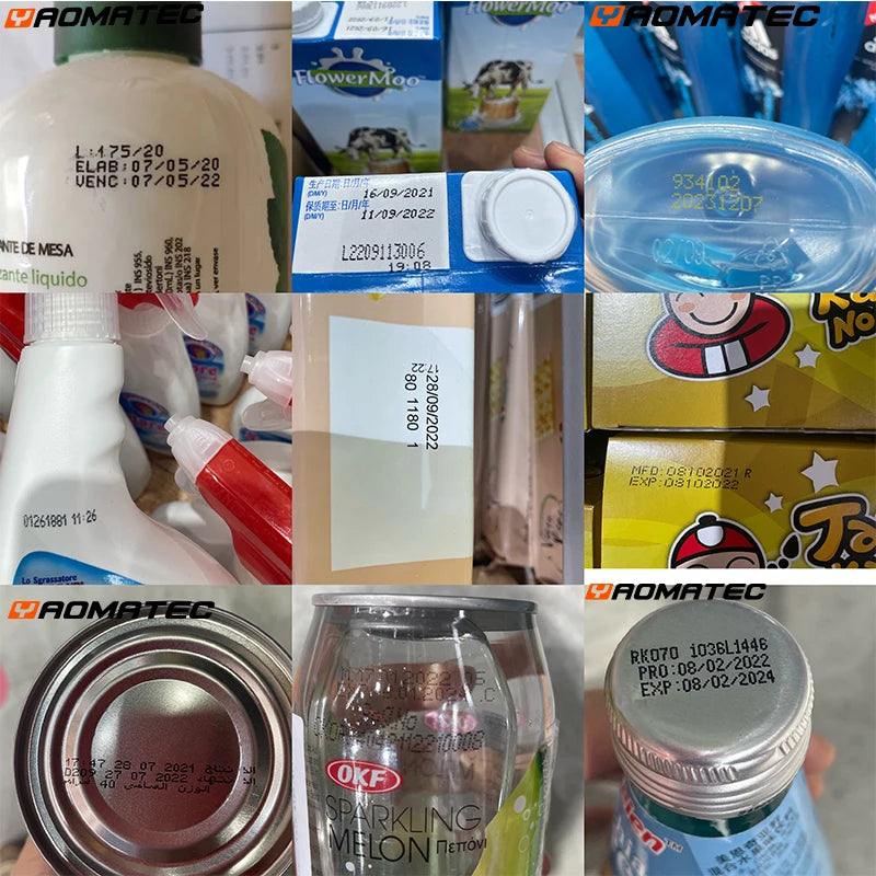 S1730  28 language date number logo expiry date label plastic carton hand jet handheld thermal inkjet printer