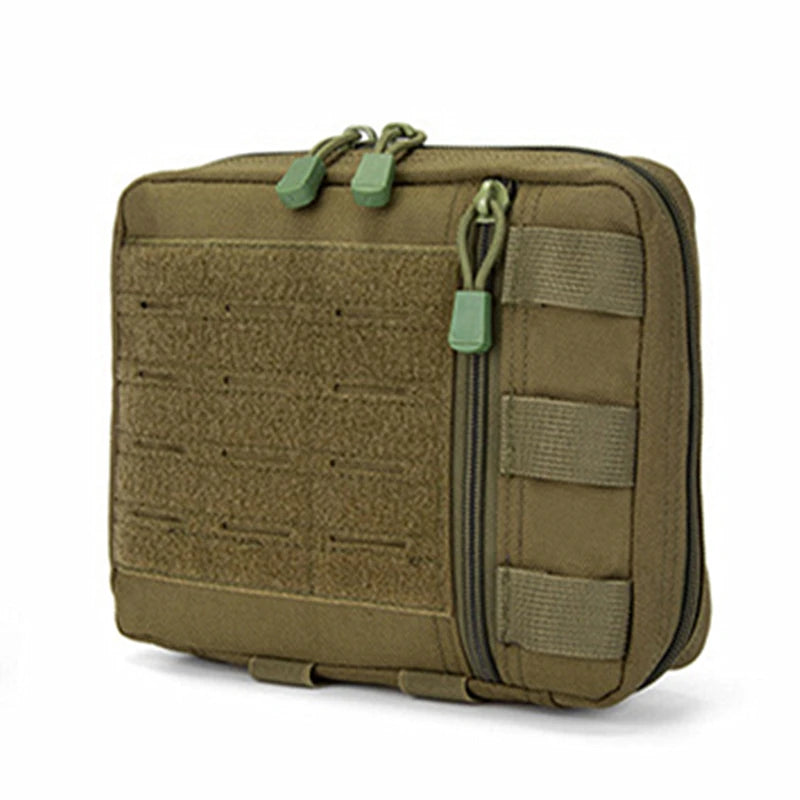 1000d Nylon Molle Admin Drop Pouch Bag, Laser Cut Utility Pouch Modular EMT EDC Organizer Cell Phone Tool Waist Pouch Bag