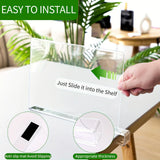 Closet Wardrobe Shelf Dividers Space-saving Shelf Divider Separator for Wardrobe Closet Cabinets wzpi