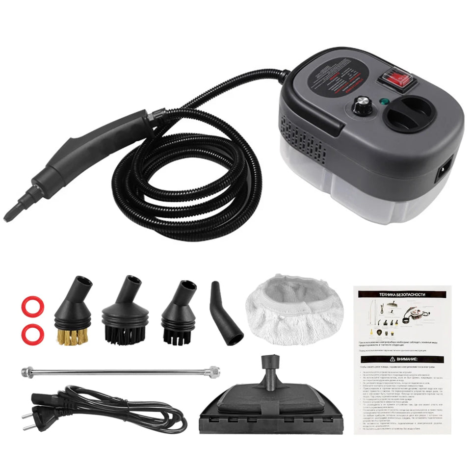 Steam Cleaner High Temperature Sterilization Air Conditioning Kitchen Hood Car Steaming Cleaner Commercial Household 220VEU Plug