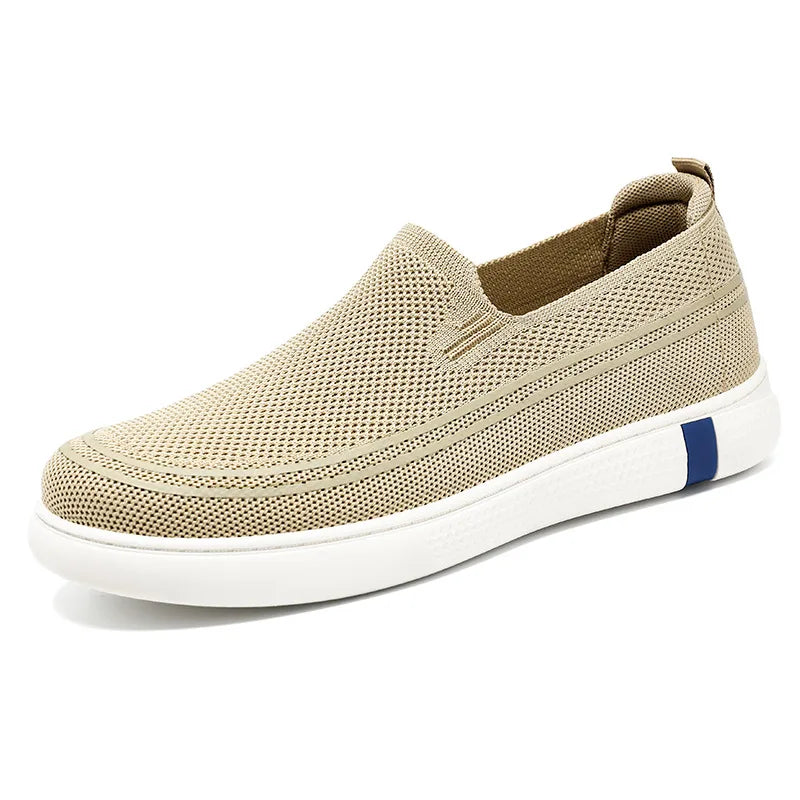 Men's Spring New Knitted Breathable Single Shoes, Dad's Shoes, Men's Casual Shoes, Comfortable Men's Shoes  sneakers