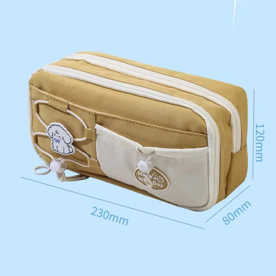 High Quality Nine Layer Pen Bag Large Capacity Multifunctional Pencil Case Dirt-proof Stationery Organizer Students
