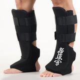 Youth/Adult Kids MMA Boxing Shin Guards Instep Kickboxing Ankle Support Equipment Karate Protectors Sanda Muay Thai Leggings DEO