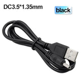 USB to DC 3.5mm Power Cable Jack Connector 5V Charger Power Cable 3.5*1.35mm Universal For HUB Mini Fan Router Speaker MP3/MP4