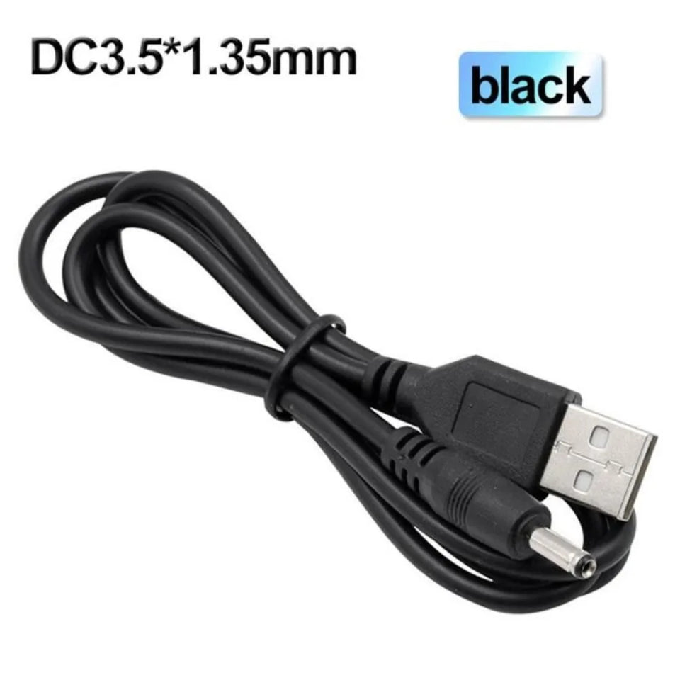 USB to DC 3.5mm Power Cable Jack Connector 5V Charger Power Cable 3.5*1.35mm Universal For HUB Mini Fan Router Speaker MP3/MP4