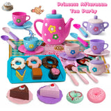 Tea set for girls, tea party set, tea set for kids including kettle, cookies, food for kids, gifts for boys and girls