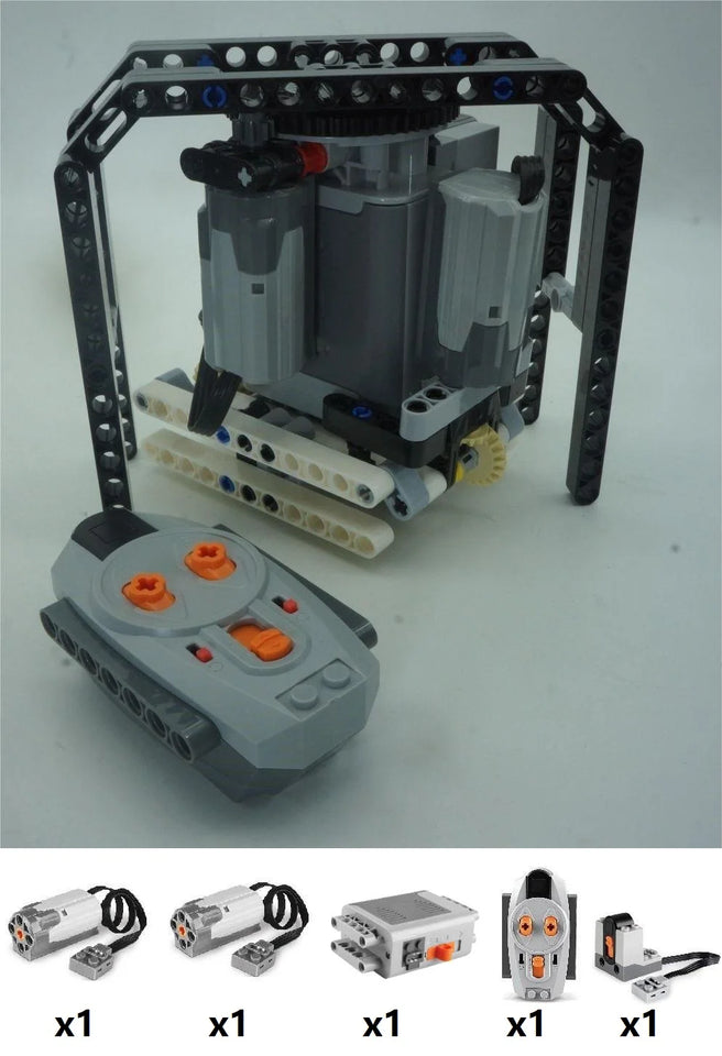 Technical Electric MOC Building Blocks 6-Leg Walking Robot RC Omnidirectional Robot Model DIY  bricks blocks Toy for kids