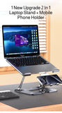Laptop Stand Office Liftable Carbon Steel Laptop Stand Two in One Heightened Foldable Vertical Cooling Ergonomic Laptop Stand