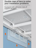 Adjustable Closet Shelf Organizer, Extendable Storage Rack with Divider, Space Saving Shelf for Home Dormitory Wardrobe Cabinet