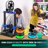 SUNLU Pla Plus 3D Filament 1.75mm Good Toughness Multicolor Neatly Wound PLA+ Filaments for FDM 3D Printing Materials 5KG