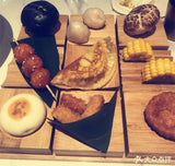 Creative Jiugongge Molecular Cuisine Western Restaurant Plate Dessert Wooden Tableware Restaurant Dim Sum Plate Barbecue Plate