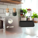 Handcrafted 7Pcs Miniature Dollhouse Coffee Cup Scene Model with Tray Plate, Perfect for Desktop Decoration