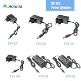 AC 110-240V DC 12V 1A 2A 3A 5A 6A 8A Universal Power Adapter Supply Charger adapter Eu Us Au Uk for 5M 10M 30M LED Light Strips