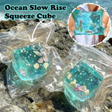 2026 ICE CUBE NEW Squishy Toys Squishy Maltose Ocean Cube Stress Anxiety Relief Bal Soft Squeeze Toy Sensory Fidget Gifts NO BOX