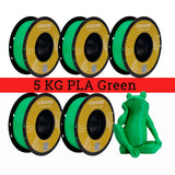 KINGROON 5KG PLA TPU PETG Filament Mix color 1.75mm 3D Printer Plastic No Bubble Spool 3D Printing Materials Wholesales