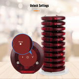 RETEKESS T119 Wireless Restaurant Paging System Coaster Vibrater Buzzer Receiver 2-Way Charge for Cafe Food Trucks