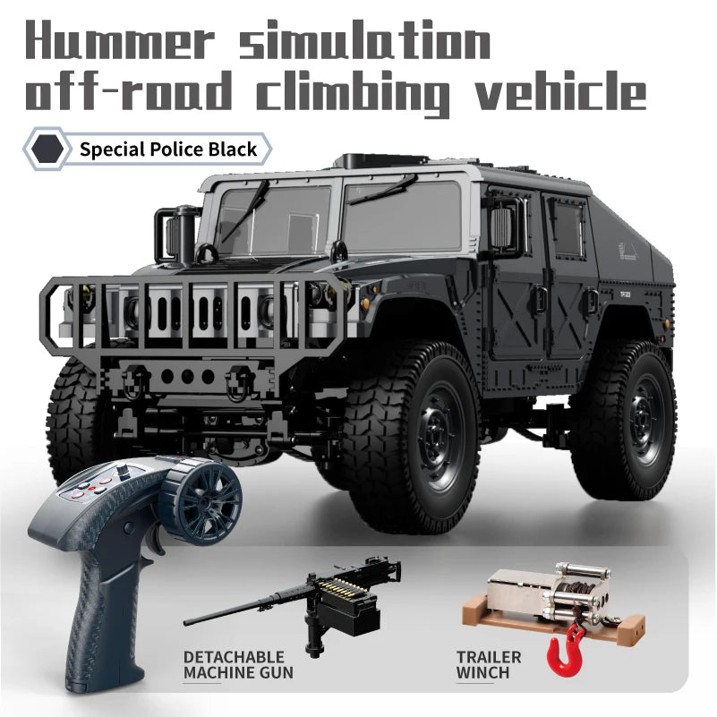New JJRC C8835 RC Car Simulation 4x4 All-terrain RC Off-road Climbing Car Electric Remote Control Car Model with Light Toy Gift