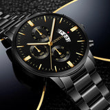 New Fashion Mens Sports Watches Luxury Calendar Quartz Wristwatch Business Watches Man Clock Relogio Masculino Reloj Hombre