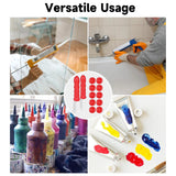 Caulking Tube Caps Sealer Glass Covered Latex Material Head Covers for Sealing and Preserving