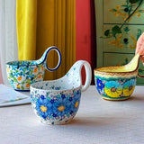 450ml Hand-painted Ceramic Coffee Mug Coffee Milk Tea Breakfast Drinking Mugs