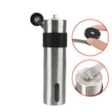 Steel Manual Coffee Grinder S/L Portable Travel Camping Coffee Bean Grinder