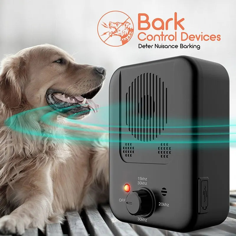 HOMEFISH Ultrasonic Barking Stop Device  Dog Driving Device Noise Prevention Training Device Automatic Dog Barking Stop Device