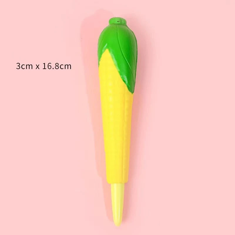 New Squishy Antistress Toys Ice Cream Hot Dog Dinosaur Slow Rising Pen Soft Squeeze Pen Stress Relief Toy Christmas Gifts