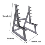 Creative Barbell Rack Pen Holder With Barbells And Weights Desk Pen Organizer Mini Squat Rack Ornaments Stationery Storage Rack