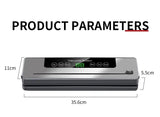 Electric Vacuum Sealer Built-in Cutter Kitchen Food Storage Seal Touch Button Dry/Wet Food Sealing Vacuum packaging machine