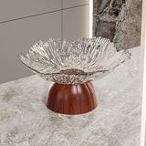 Hot Sale Luxury Transparent Display Plate for Fruits And Sweets Clear Glass Tray for Home Living Room Coffee Table Decoration