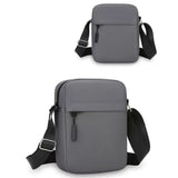 New Nylon Polyester Crossbody Bags Black Grey Blue Minimalists Tote Bag Long Shoulder Strap Travel Storage Bag For Men Women