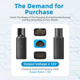 YUKU 12V Type-C Shaver Charger Adapter Charging Converter Fit for Braun Series 3 5 7 9 6 XT5 Electric Shaver Charger Replacement
