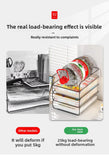 Desk Letter Tray Set, A4 Size Clear PET Stackable Document Organizer Office Desktop File Paper Holder Book Storage Rack.