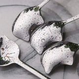 Funny Cat Spoons Cute Cartoon Meow Teaspoons for Coffee Dessert Cake Long Tail Spoon Birthday Gift Kitchen Tableware Accessories