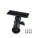 Fish Finder Mount Base Wear Resist 360 Degree Swivel Fish Finder Rack Universal Fishfinder Supporter for Marine Boat Kayak