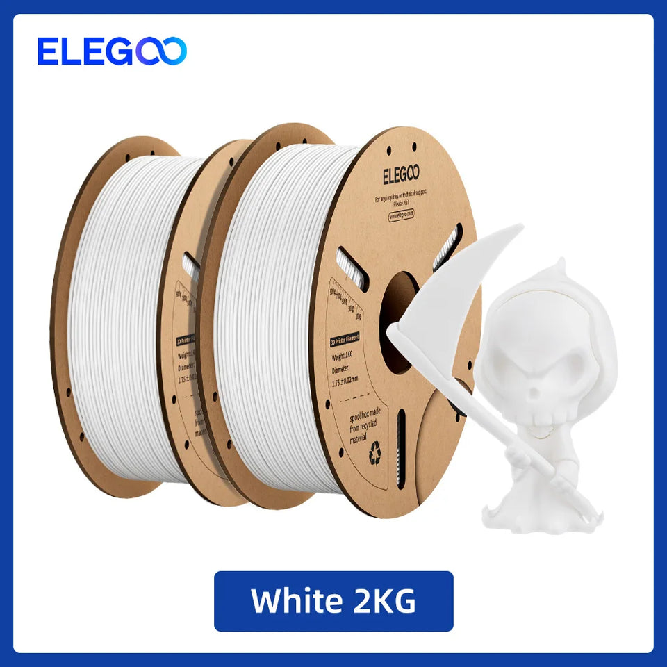 ELEGOO PLA Filament 10KG 1.75mm Plastic 3D PLA for 3D Printer Filament for FDM 3D Printer Elegoo