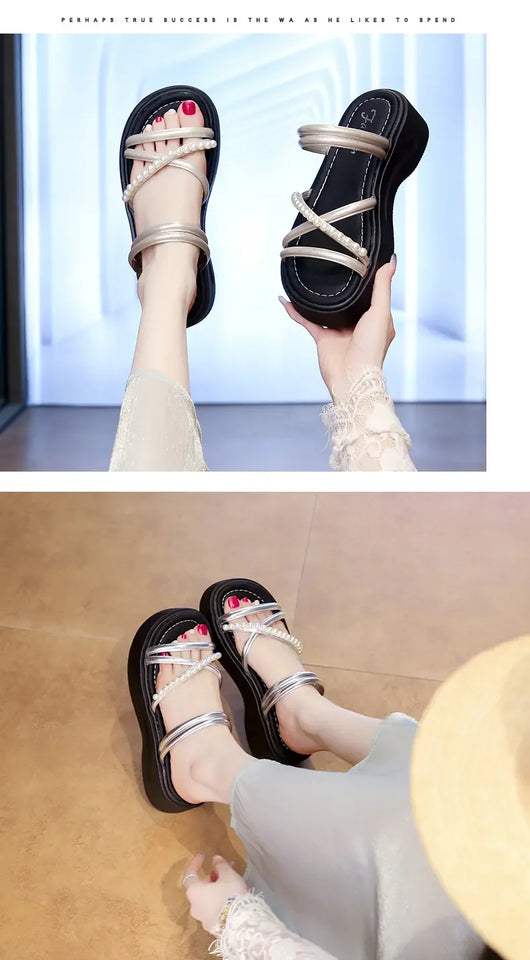 2026 new summer sandals for casual wear and versatile women's sandals