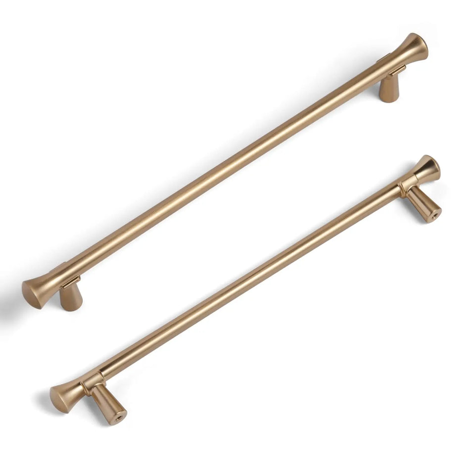 Goo-Ki Antique Brass Stainless Steel Cabinet Handles T Bar Knobs Modern Drawer Pulls for Kitchen Cabinet Hardware for Bedroom